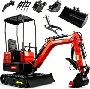 Image 1 of Aoururl 1.4 ton mini excavator review