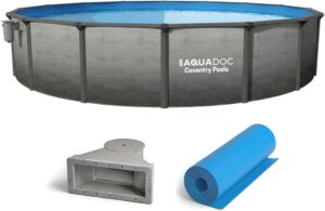 Image 1 of AquaDoc Coventry round steel wall pool review