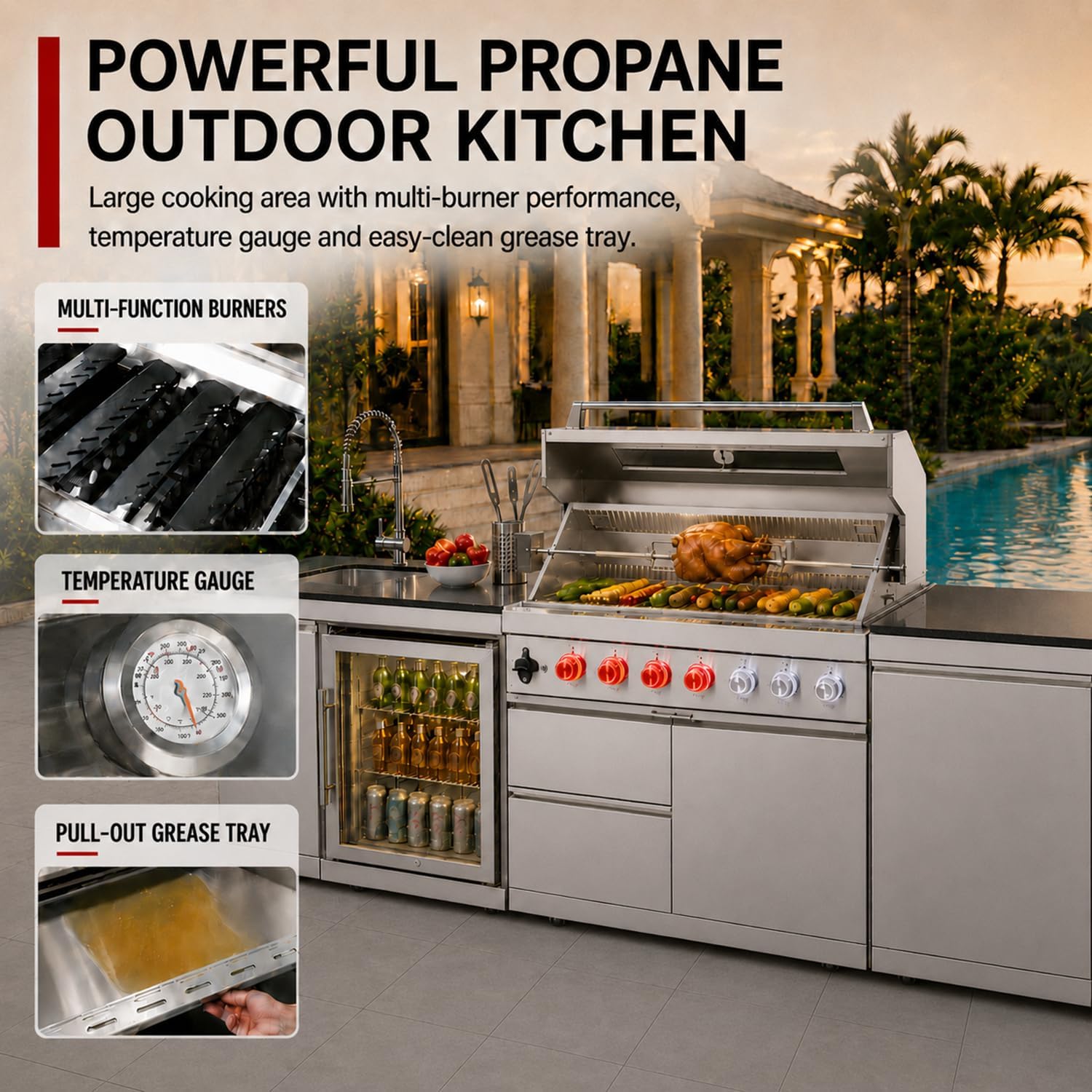 Doredo modular outdoor kitchen review,Doredo outdoor kitchen island review and rating,is Doredo modular kitchen worth buying,Doredo 128 inch BBQ island review pros cons,Doredo kitchen island review honest opinion,Doredo outdoor kitchen review verdict — performance test results