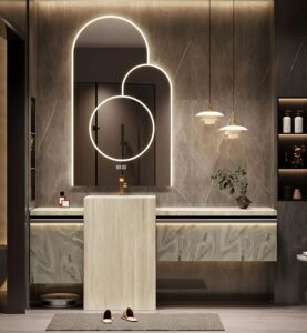 Image 1 of LUTHXAY 52 inch vanity review
