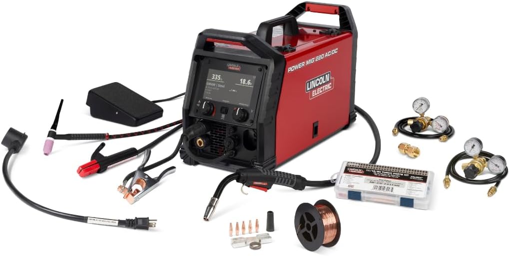 Lincoln Electric POWER MIG 220 Review: Honest Pros & Cons 1 Lincoln Electric POWER MIG 220 review build quality and materials close-up