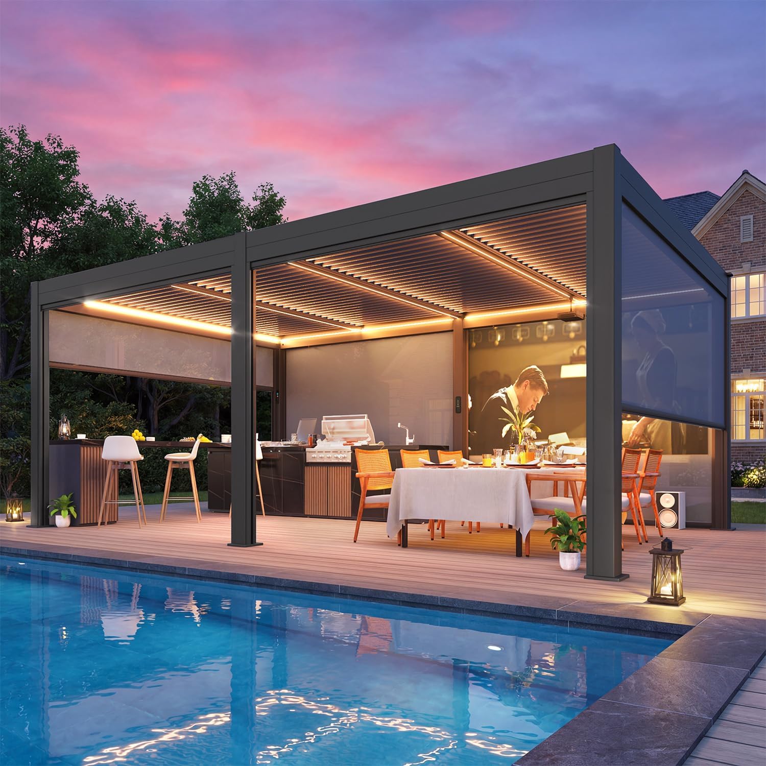 MELLCOM motorized louvered pergola review,MELLCOM pergola review and rating,is MELLCOM pergola worth buying,MELLCOM motorized pergola review pros cons,MELLCOM pergola review honest opinion,MELLCOM louvered pergola review verdict - detailed features and technical specifications