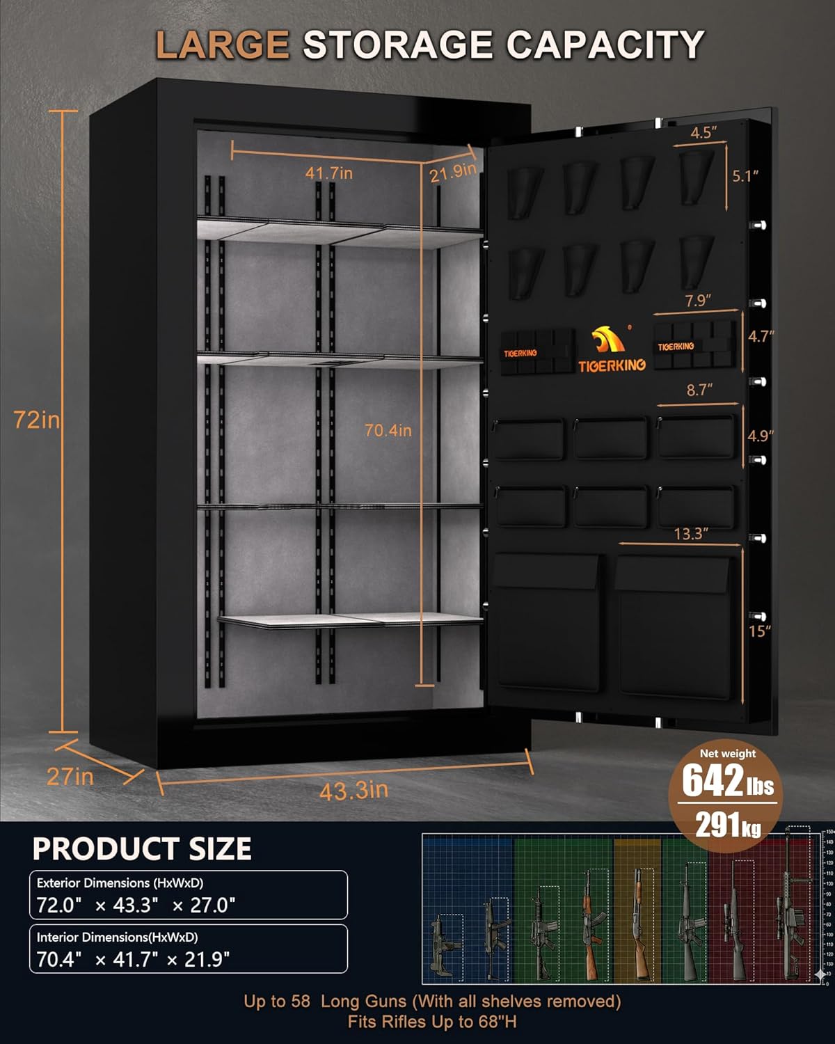 TIGERKING gun safe review after extended use long-term performance