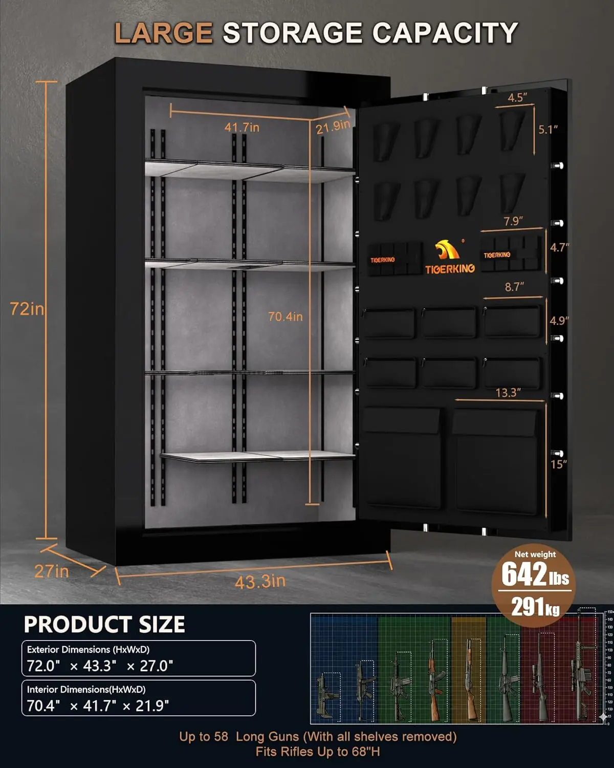 TIGERKING gun safe review after extended use long-term performance
