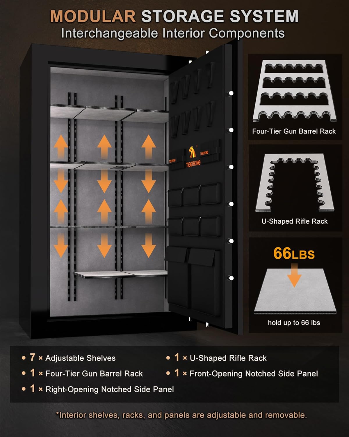 TIGERKING gun safe review features evaluated through real use