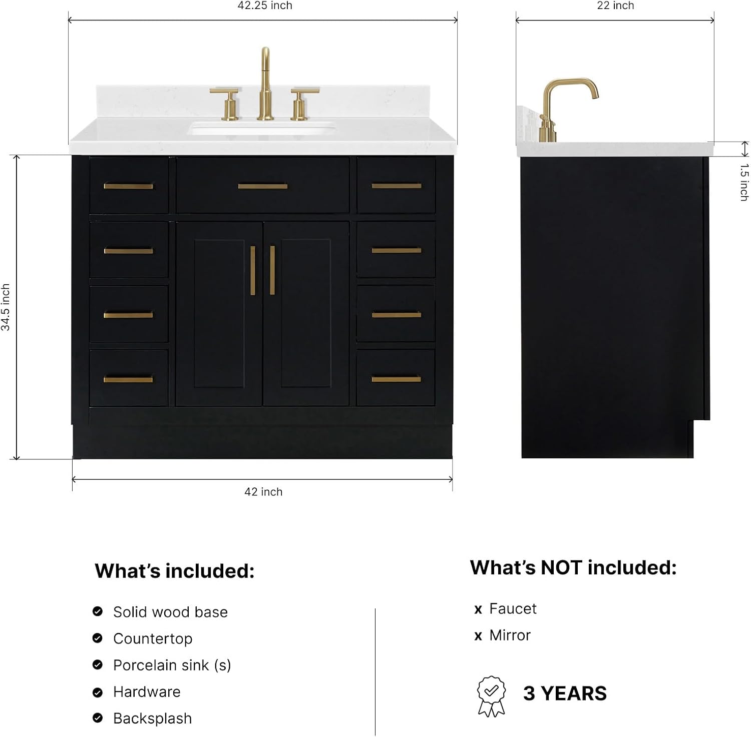 ARIEL Hepburn bathroom vanity review,ARIEL Hepburn vanity review and rating,is ARIEL Hepburn vanity worth buying,ARIEL Hepburn vanity review pros cons,ARIEL Hepburn bathroom vanity honest review,ARIEL Hepburn vanity review verdict — design and build quality detail