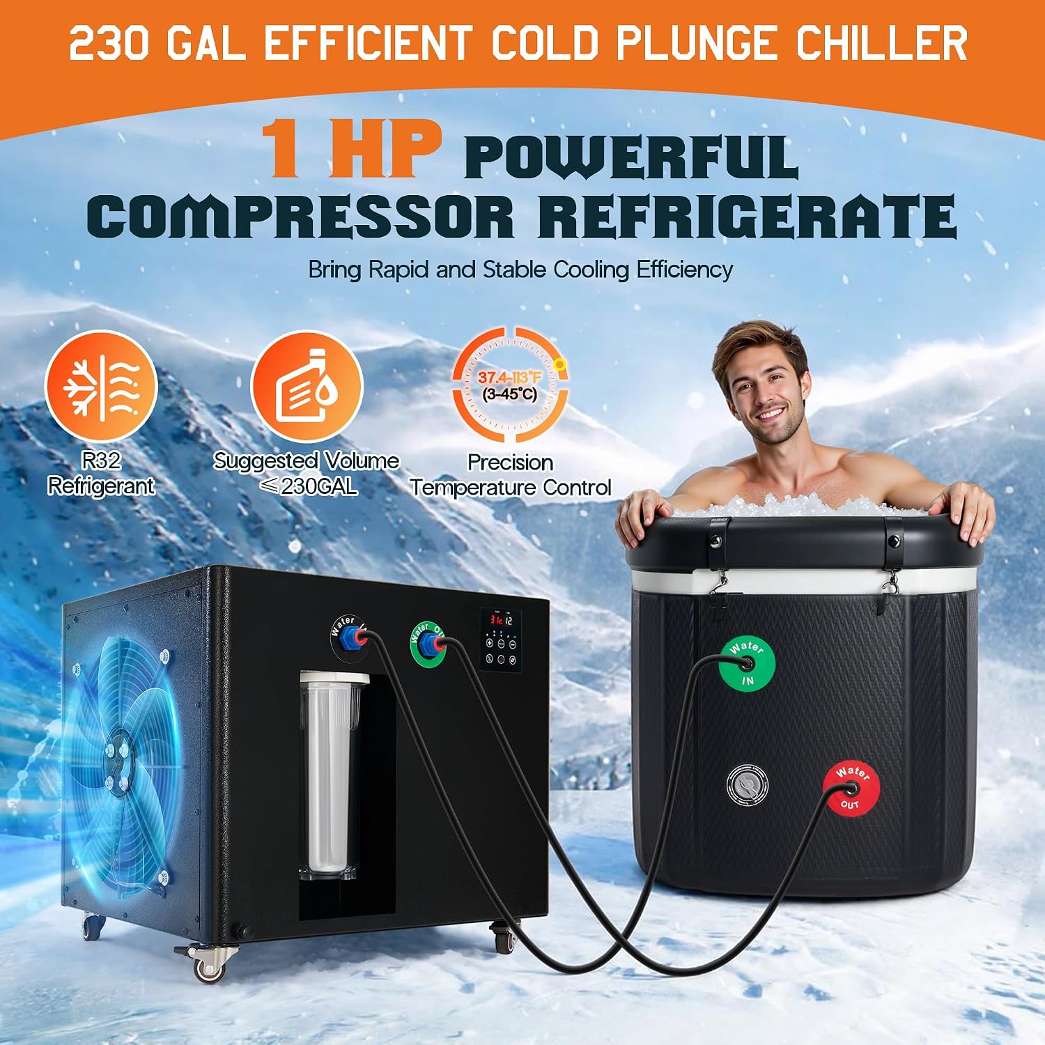Albott 1HP cold plunge chiller review,Albott cold plunge chiller review and rating,is Albott 1HP chiller worth buying,Albott ice bath chiller review pros cons,Albott cold plunge chiller honest opinion,Albott 1HP chiller review verdict features evaluated through real use