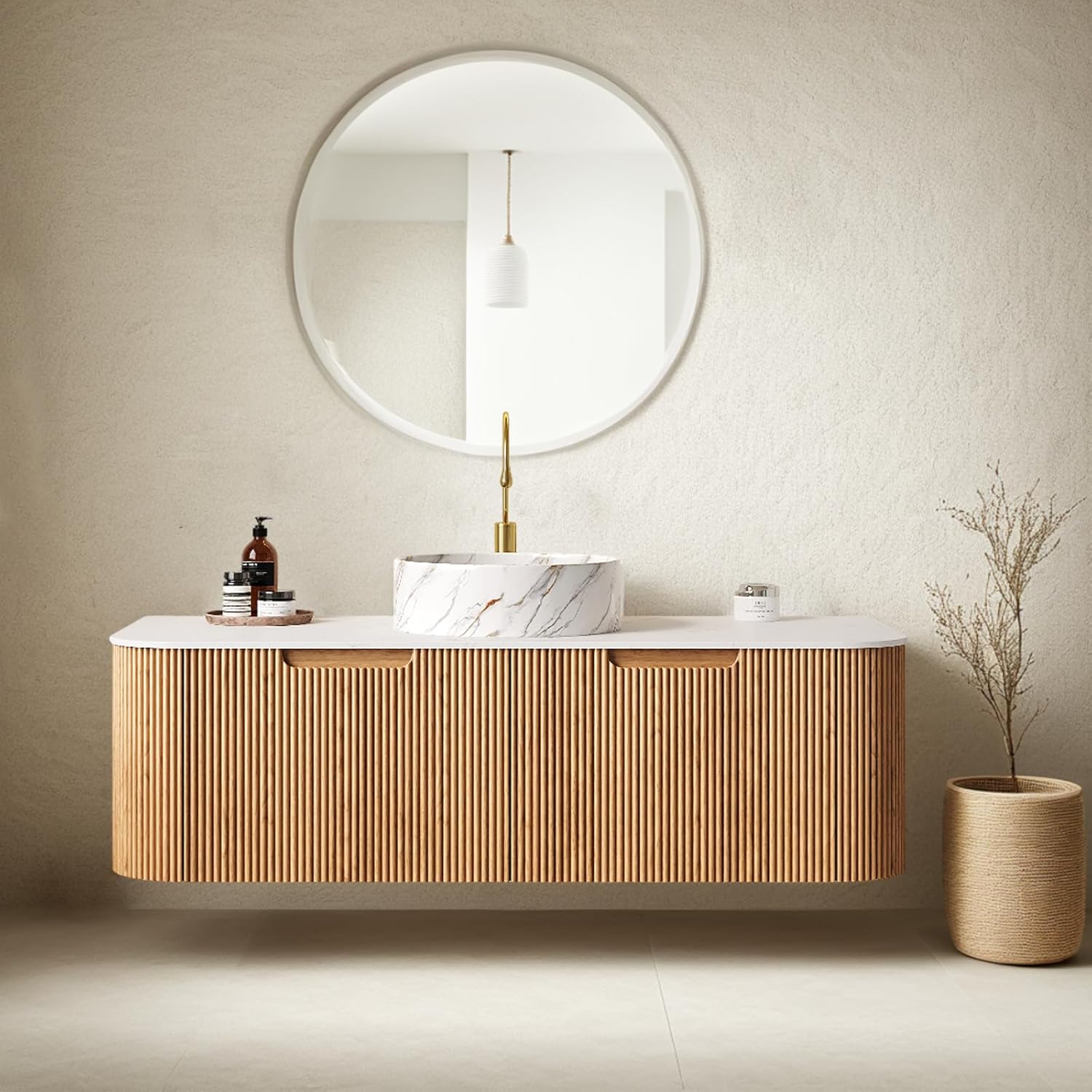 AmbroVania 48 floating bathroom vanity review,AmbroVania floating vanity review and rating,is AmbroVania vanity worth buying,AmbroVania bathroom vanity review pros cons,AmbroVania 48 vanity review honest opinion,AmbroVania floating vanity review verdict unboxing — first impressions and package contents