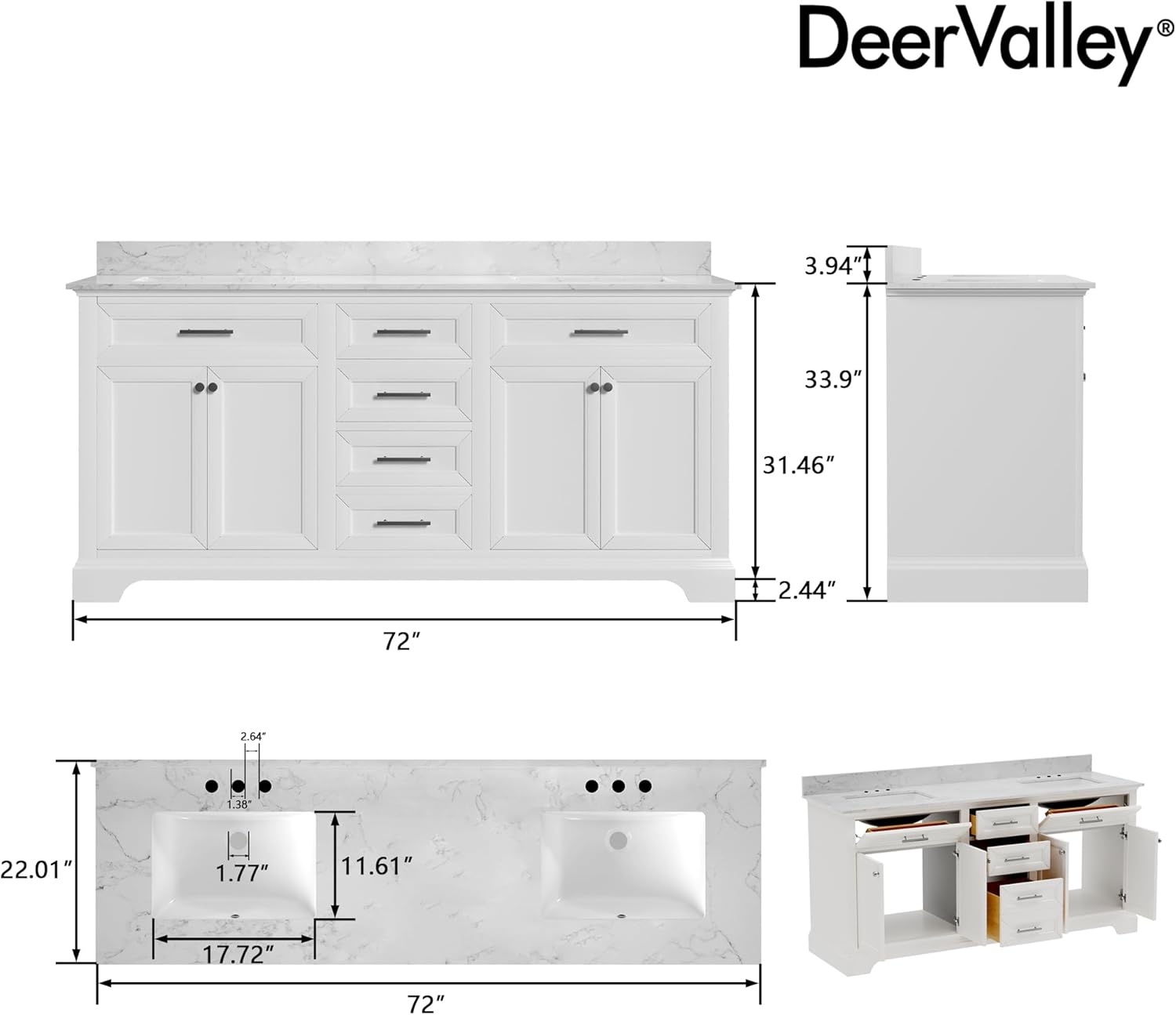 DeerValley 72 inch bathroom vanity review,DeerValley bathroom vanity review and rating,is DeerValley 72 vanity worth buying,DeerValley double sink vanity review pros cons,DeerValley vanity honest opinion review,DeerValley 72 vanity review verdict real-world performance test results