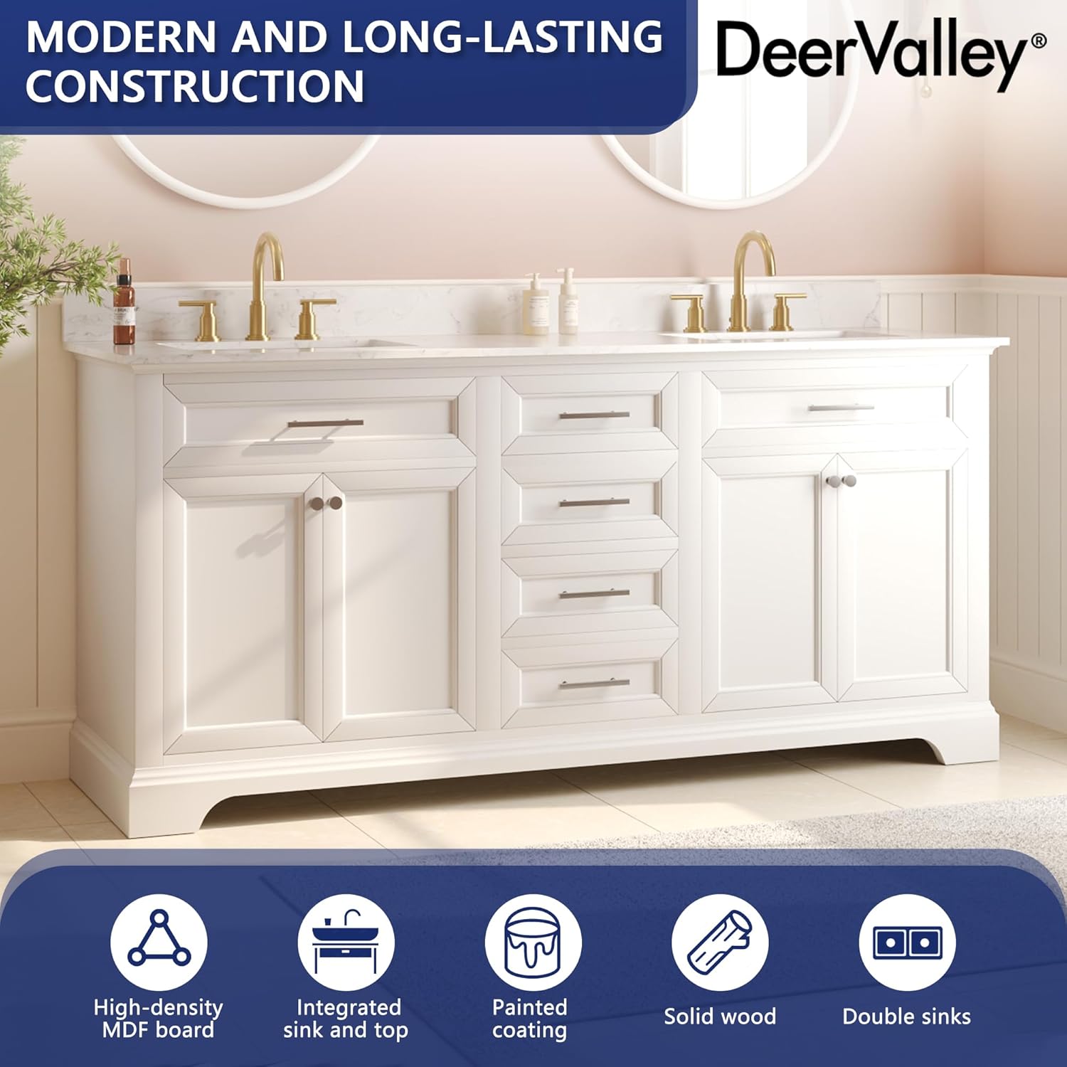 DeerValley 72 inch bathroom vanity review,DeerValley bathroom vanity review and rating,is DeerValley 72 vanity worth buying,DeerValley double sink vanity review pros cons,DeerValley vanity honest opinion review,DeerValley 72 vanity review verdict features in daily use
