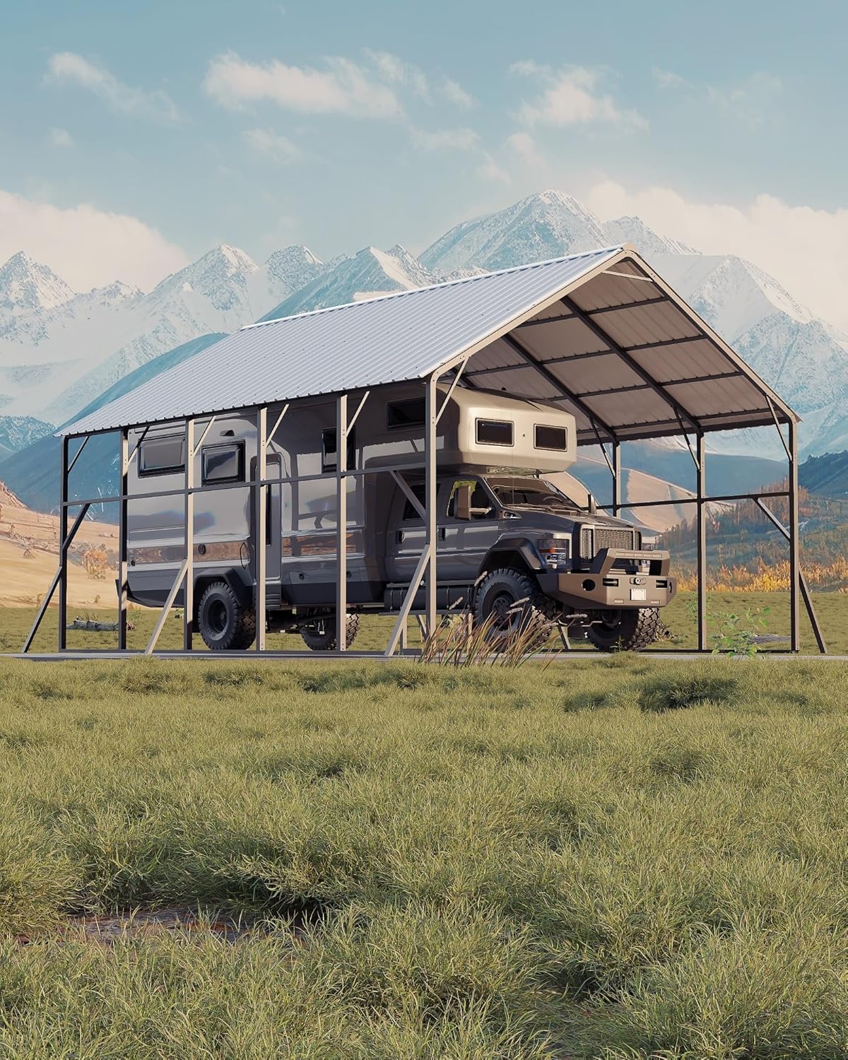 Garvee metal carport review, Garvee carport review and rating, Garvee 20x25 carport review pros cons, Garvee metal carport honest review, is Garvee carport worth buying, Garvee carport review verdict build quality and materials close-up