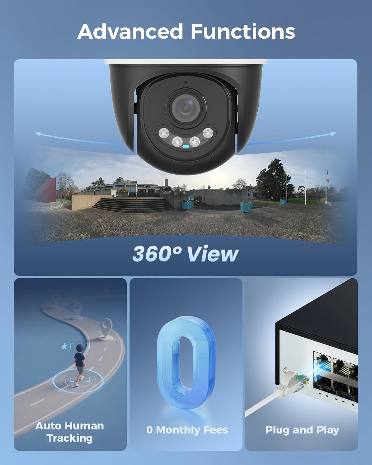 Hiseeu 5MP PTZ camera system review — setup process and usability