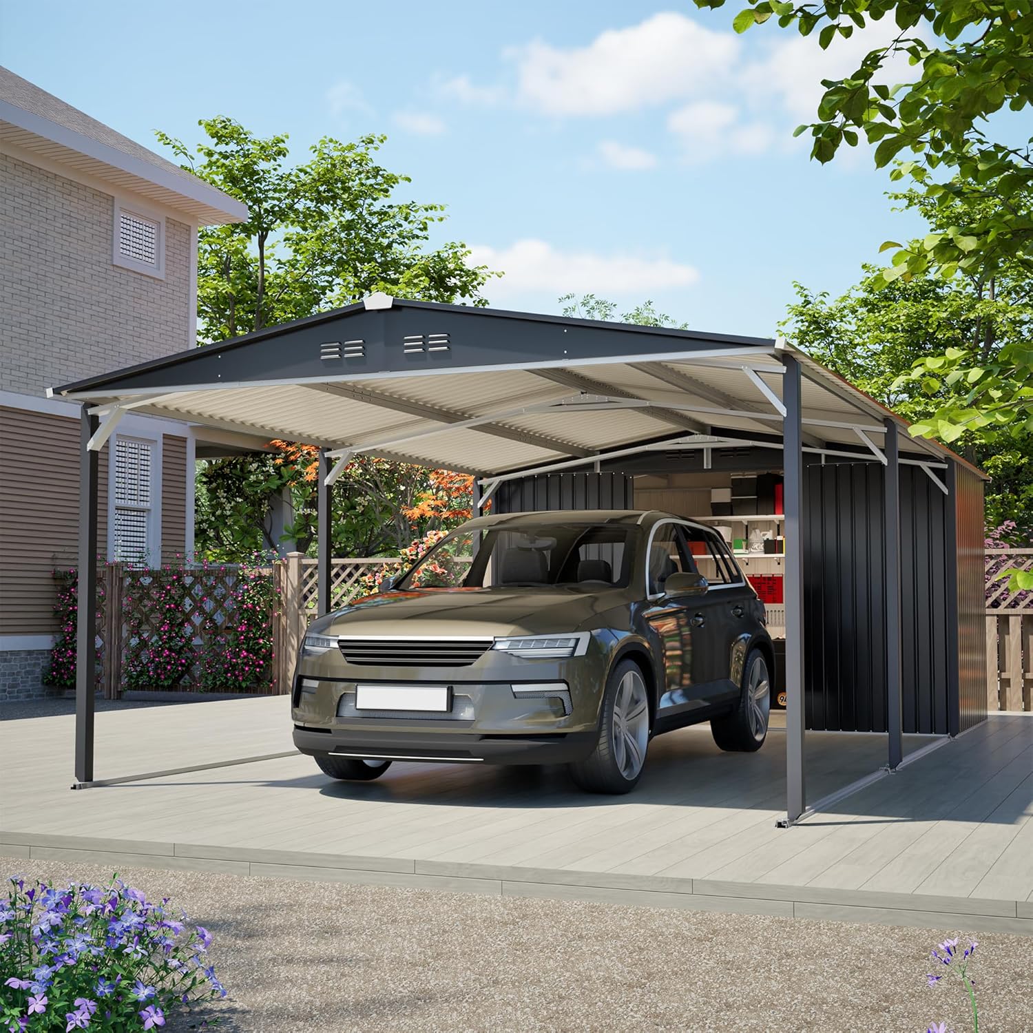 KEIKI 12x23 FT carport review,KEIKI carport review and rating,is KEIKI carport worth buying,KEIKI carport review pros cons,KEIKI carport review honest opinion,KEIKI 12x23 FT carport review verdict — design and build quality detail