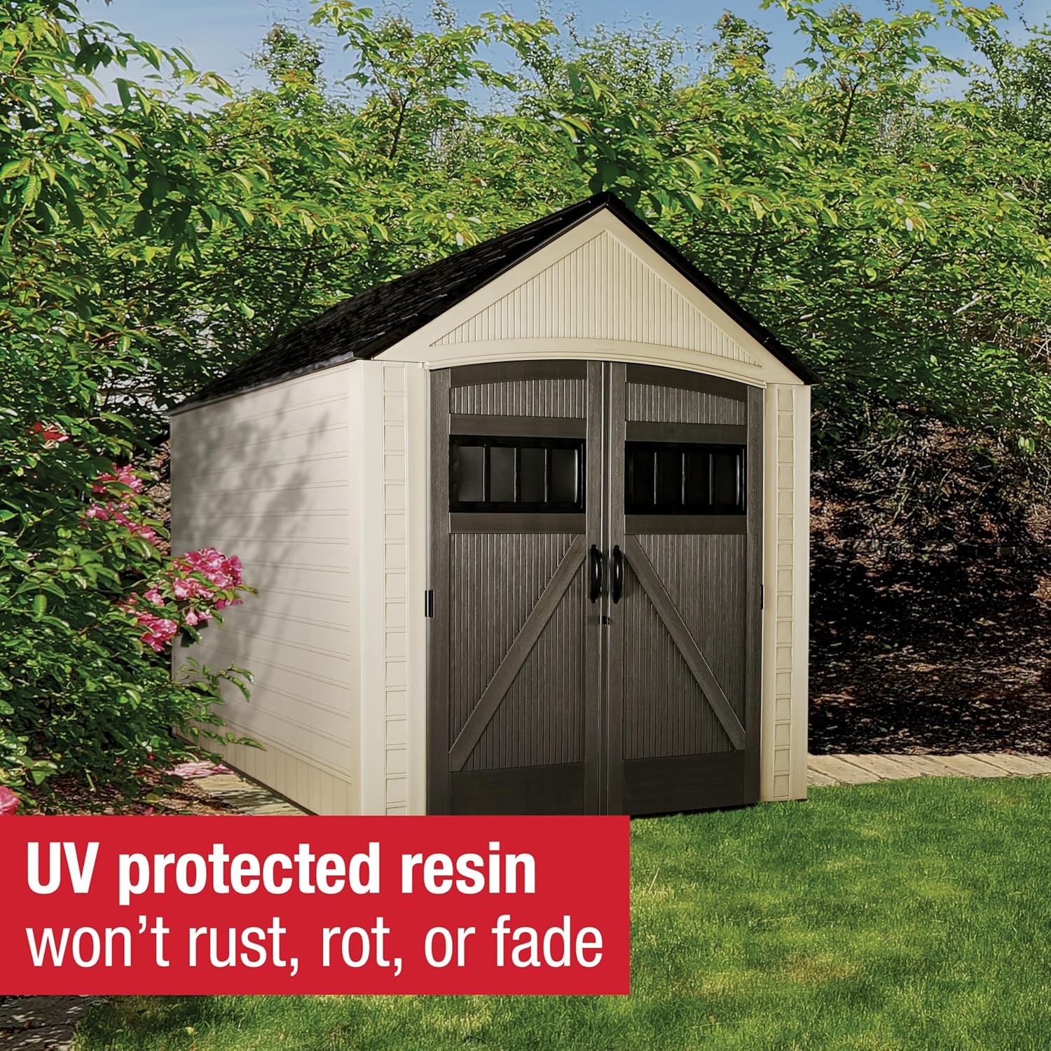 Rubbermaid Resin Outdoor Storage Shed review,Rubbermaid Resin Outdoor Storage Shed review and rating,is Rubbermaid storage shed worth buying,Rubbermaid shed review pros cons,Rubbermaid 7x10 shed review honest opinion,Rubbermaid Resin Outdoor Storage Shed review verdict during hands-on performance testing