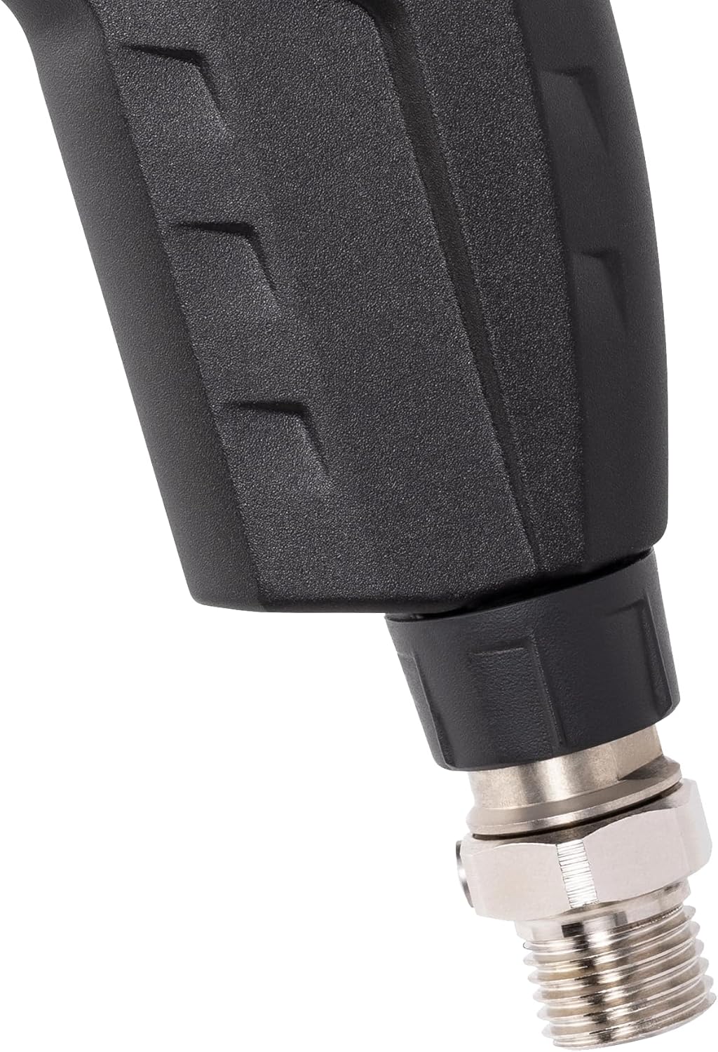 SATA Jet X review performance testing on automotive panel showing flawless finish