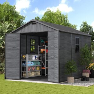 Image 1 of UDPATIO 8x10 resin shed review