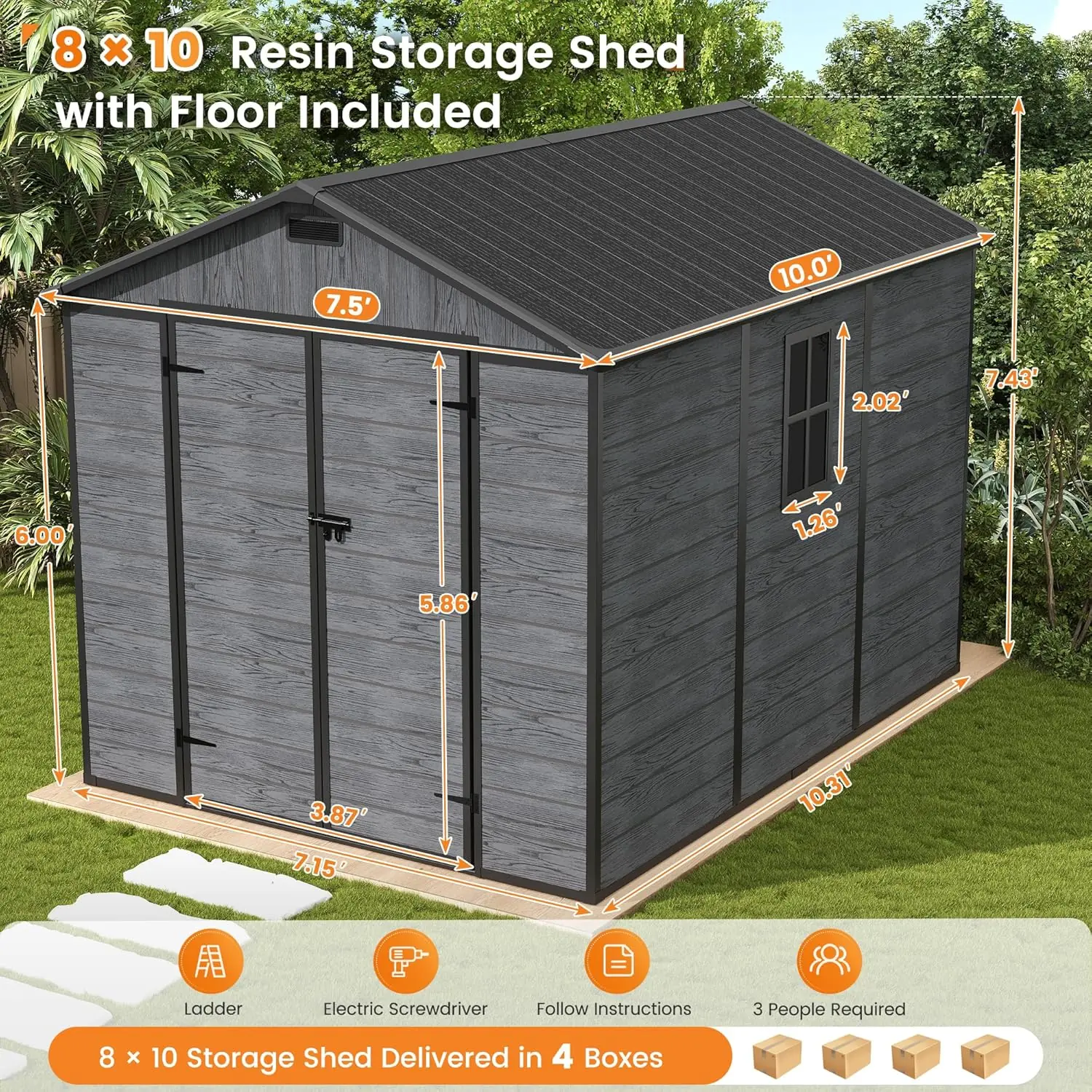 UDPATIO 8x10 resin shed review,UDPATIO 8x10 resin shed review and rating,is UDPATIO 8x10 shed worth buying,UDPATIO 8x10 resin shed review pros cons,UDPATIO 8x10 shed review honest opinion setup and first use experience