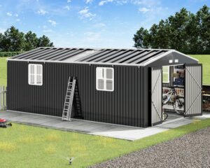 Image 1 of VanAcc 12x20 metal shed review