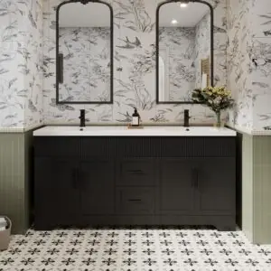 Image 1 of eclife 72 inch double sink vanity review