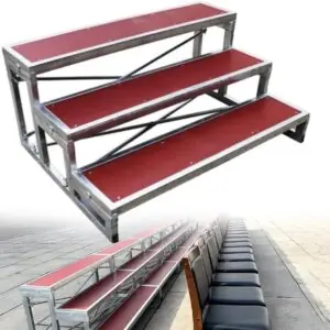 Image 1 of 3-tier choir risers review