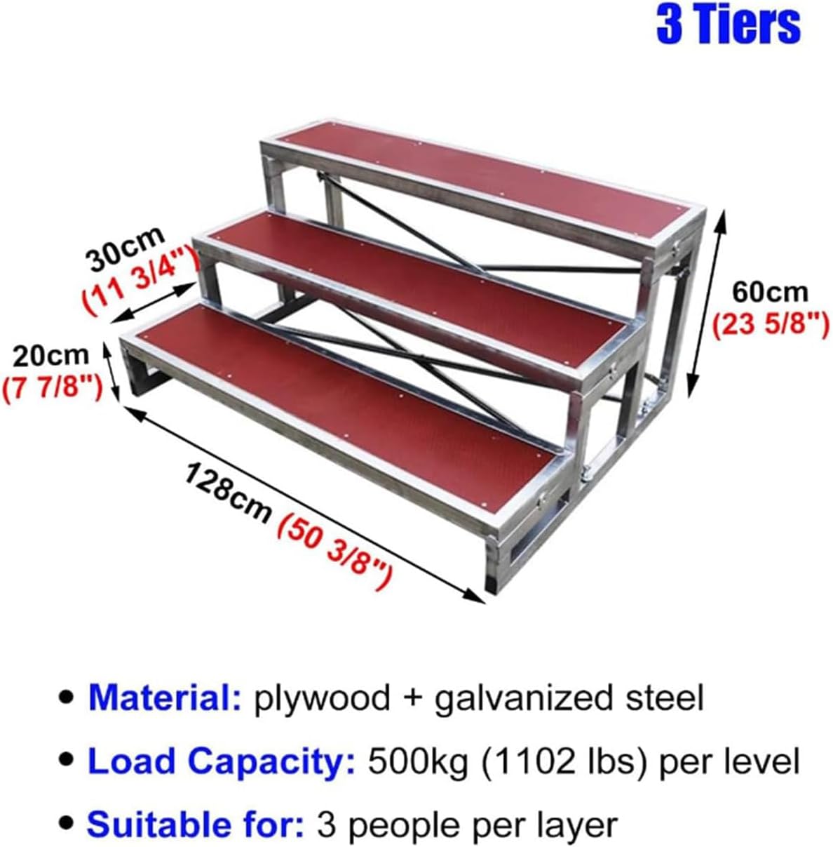 3-tier choir risers review,portable choir risers review and rating,3-level choir risers worth buying,heavy duty choir risers review pros cons,non-slip choir risers review honest opinion,3-tier choral platform review verdict unboxing and complete package contents