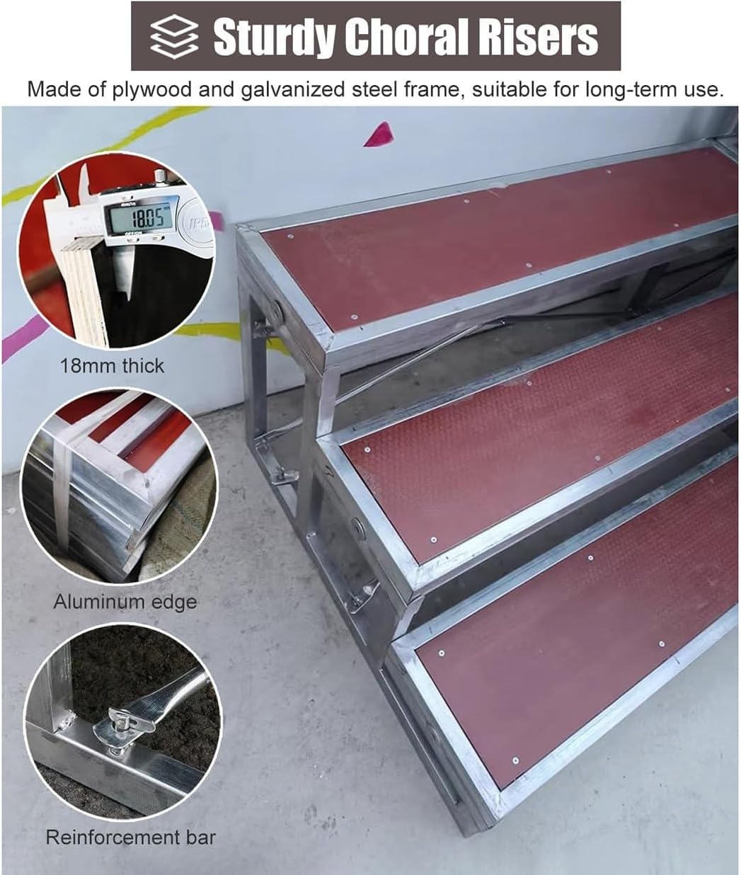 Step-by-step guide for 3-tier choir risers review,portable choir risers review and rating,3-level choir risers worth buying,heavy duty choir risers review pros cons,non-slip choir risers review honest opinion,3-tier choral platform review verdict - complete tutorial