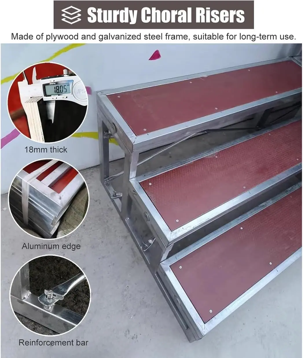 Step-by-step guide for 3-tier choir risers review,portable choir risers review and rating,3-level choir risers worth buying,heavy duty choir risers review pros cons,non-slip choir risers review honest opinion,3-tier choral platform review verdict - complete tutorial