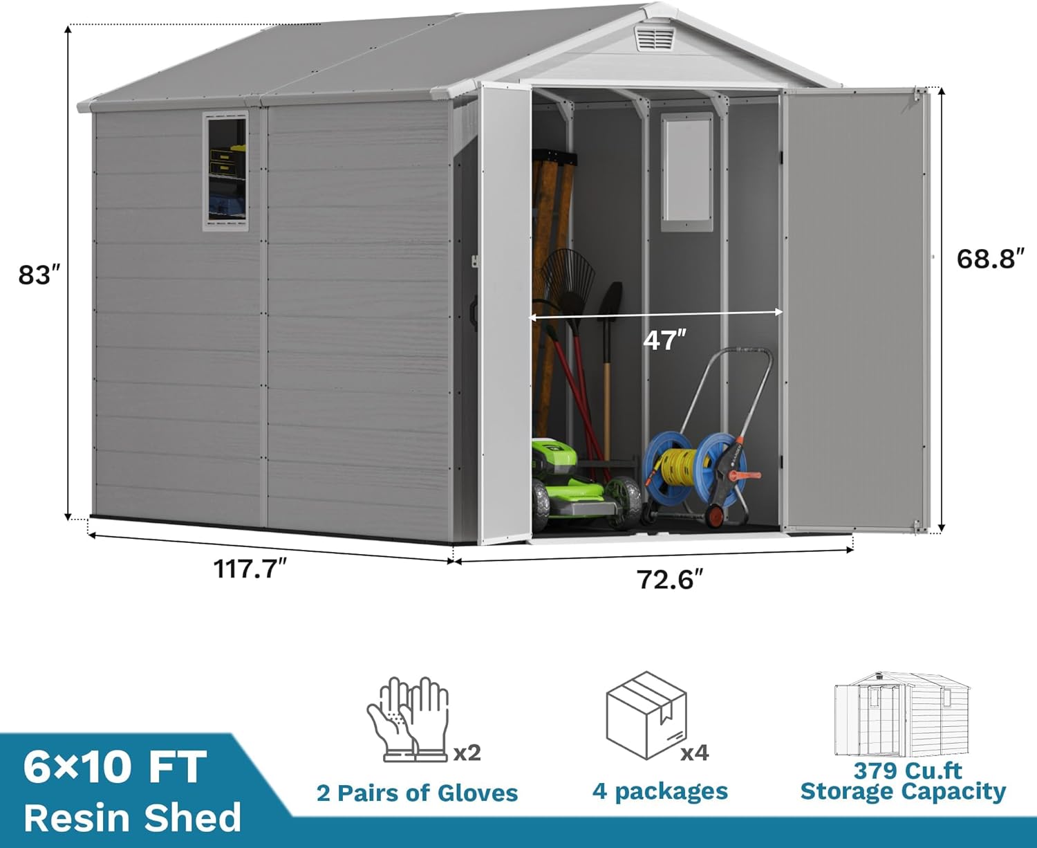 Devoko plastic storage shed review, Devoko storage shed review and rating, is Devoko plastic shed worth buying, Devoko outdoor shed review pros cons, Devoko 6x10 shed review honest opinion, Devoko resin shed review verdict setup and first use experience
