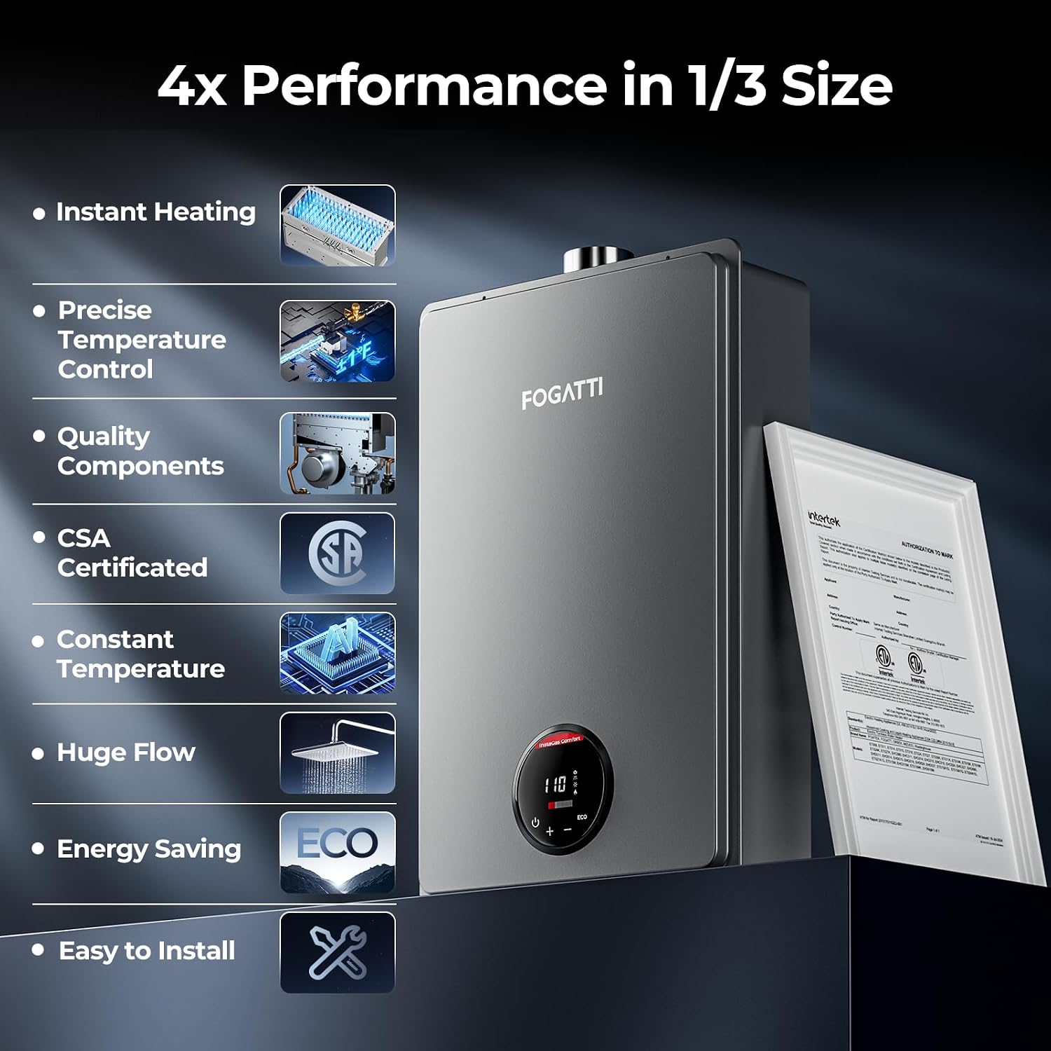 FOGATTI tankless water heater review,FOGATTI tankless water heater review and rating,FOGATTI natural gas water heater review pros cons,FOGATTI InstaGas Comfort 170S review honest opinion,FOGATTI 7.5 GPM tankless water heater review verdict unboxing and complete package contents