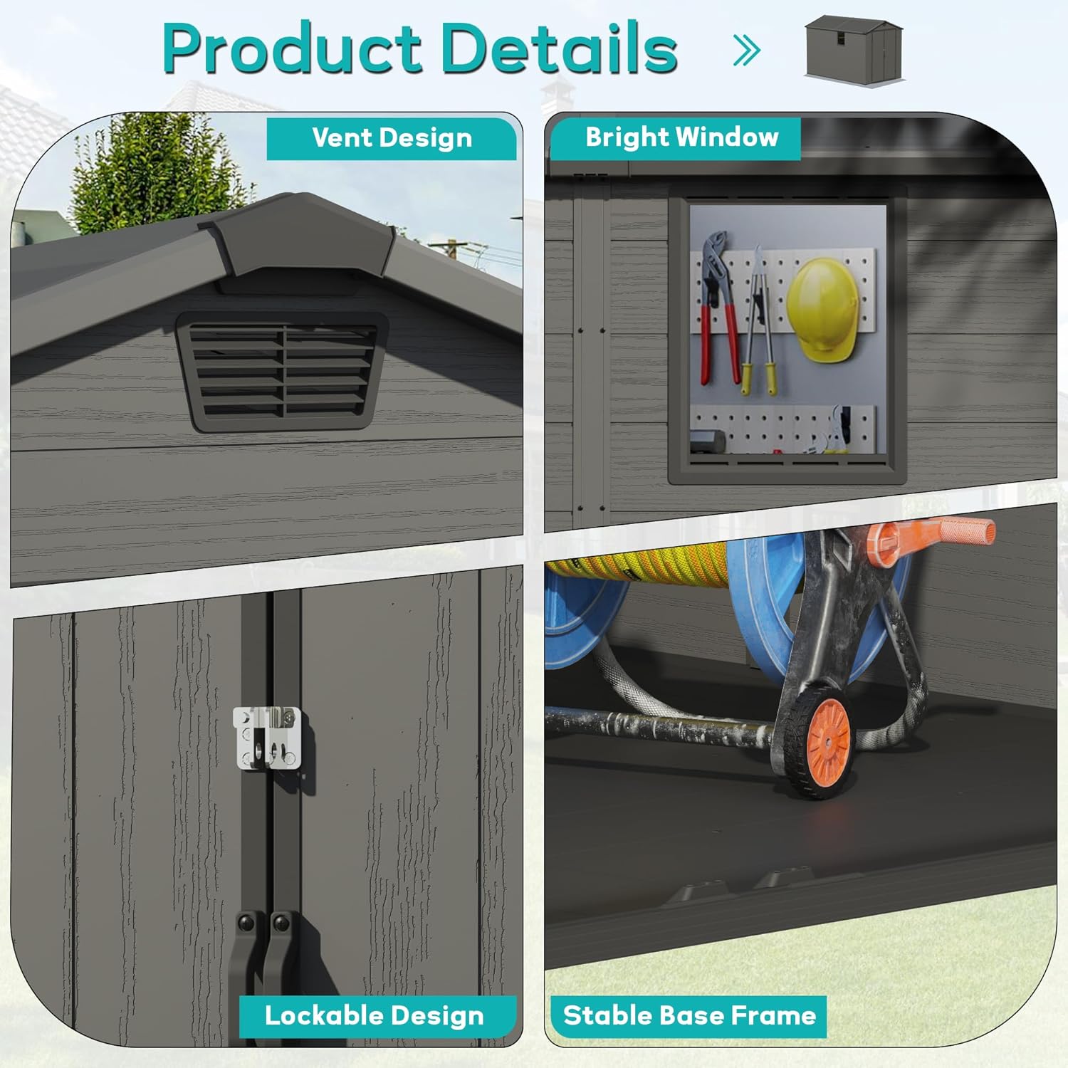 Setting up the Greesum 6x10 shed review, Greesum 6x10 shed review and rating, is Greesum 6x10 shed worth buying, Greesum 6x10 shed review pros cons, Greesum outdoor storage shed review honest opinion, Greesum plastic shed review verdict for the first time