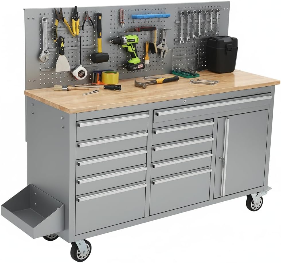 IDEALHOUSE 61-inch rolling tool chest review,IDEALHOUSE rolling tool chest review and rating,is IDEALHOUSE rolling tool chest worth buying,61-inch rolling tool chest review pros cons,IDEALHOUSE tool cabinet review honest opinion,IDEALHOUSE rolling tool chest review verdict — full box contents and build quality