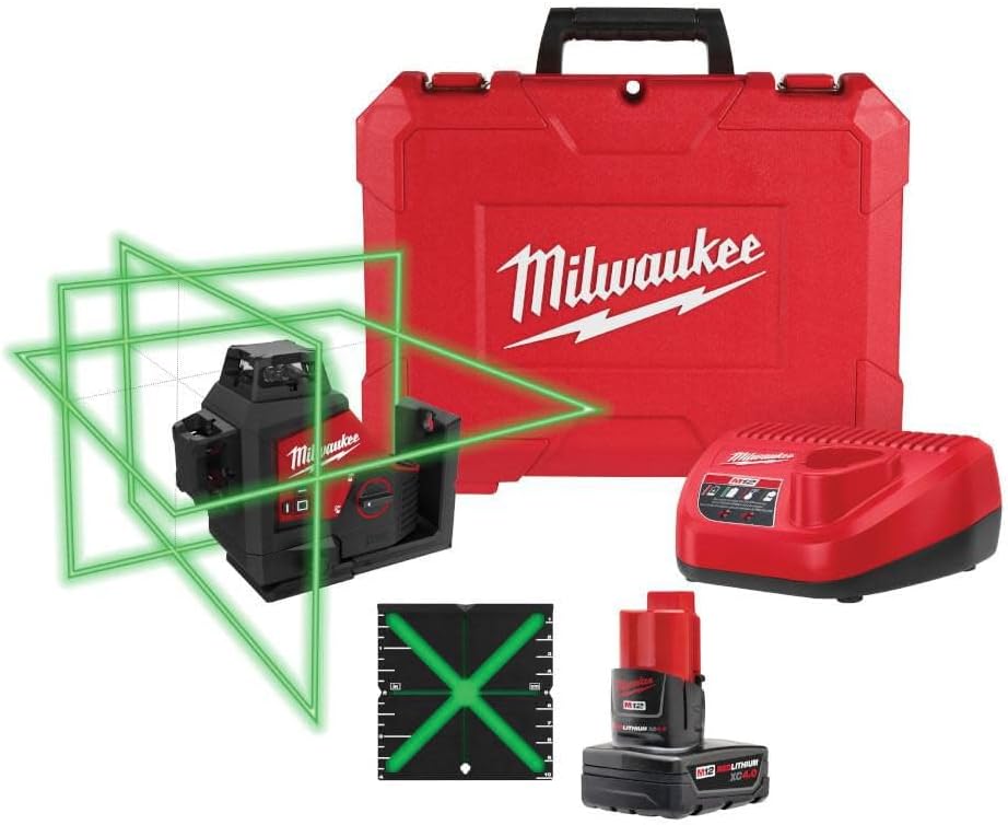 Milwaukee M12 green laser review,Milwaukee M12 green laser review and rating,is Milwaukee M12 green laser worth buying,Milwaukee M12 green laser review pros cons,Milwaukee M12 green laser review honest opinion,Milwaukee M12 green laser review verdict — full box contents and build quality