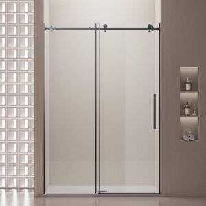Image 1 of MonBlari frameless sliding shower door review
