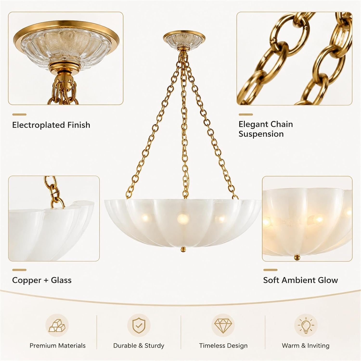 Step-by-step guide for NJGGC glass bowl chandelier review,glass bowl chandelier review and rating,is NJGGC chandelier worth buying,NJGGC glass chandelier review pros cons,brass pendant light review honest opinion,NJGGC chandelier review verdict - complete tutorial