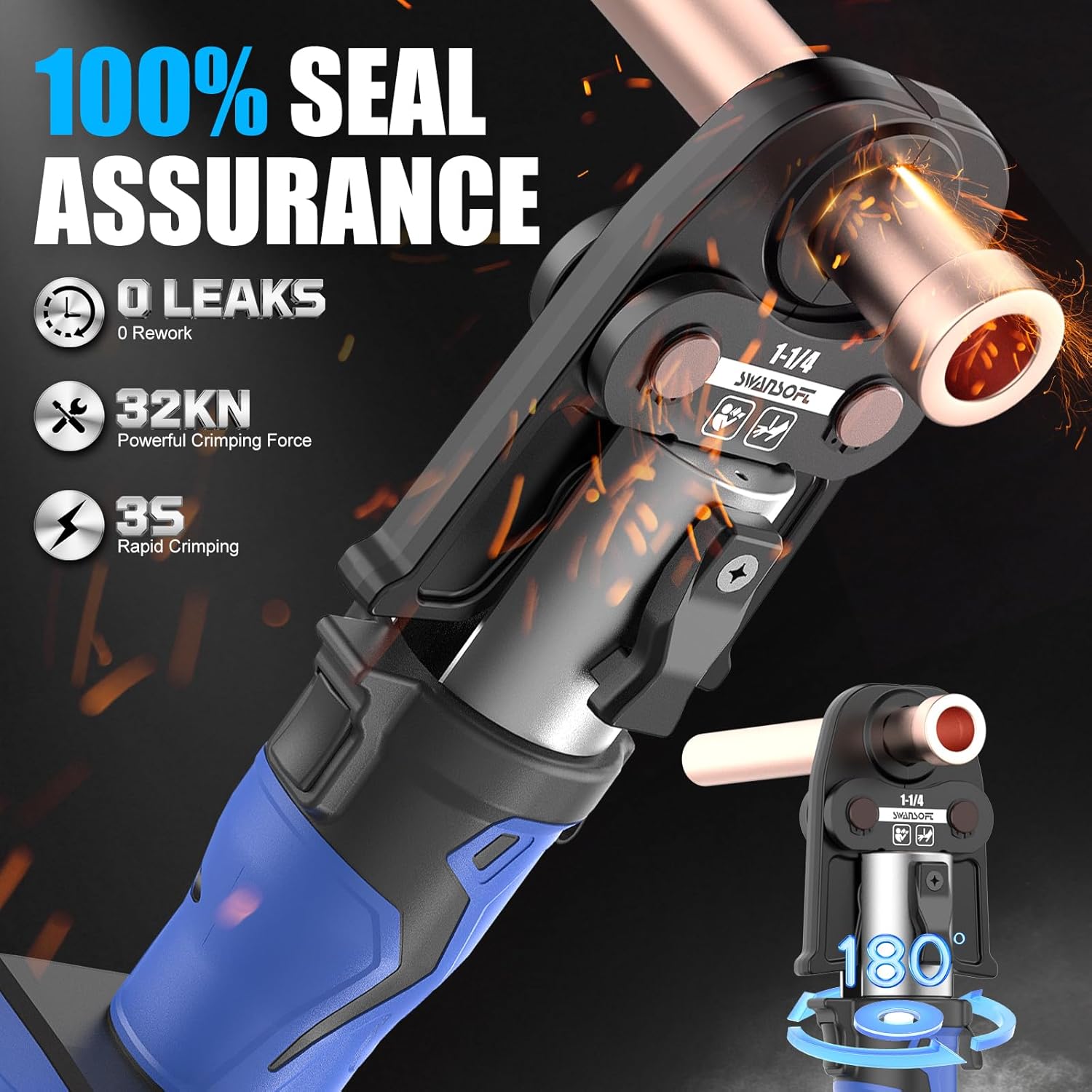 SWANSOFT copper pipe press tool review,SWANSOFT copper pipe press tool review and rating,is SWANSOFT pipe press tool worth buying,SWANSOFT SP-20032 review pros cons,SWANSOFT press tool review honest opinion,SWANSOFT copper crimper review verdict during hands-on performance testing