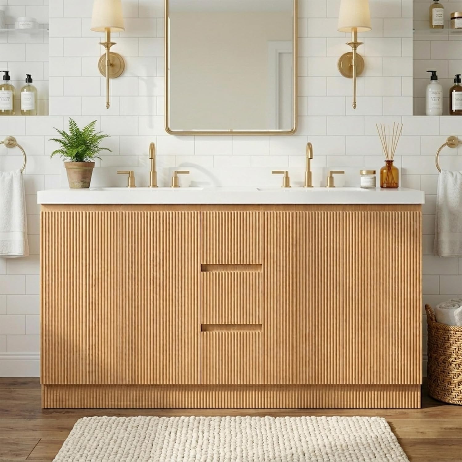 Virubi double bathroom vanity review,Virubi 60 inch vanity review and rating,is Virubi double vanity worth buying,Virubi bathroom vanity review pros cons,Virubi vanity review honest opinion,Virubi double sink vanity review verdict unboxing — package contents and first impressions