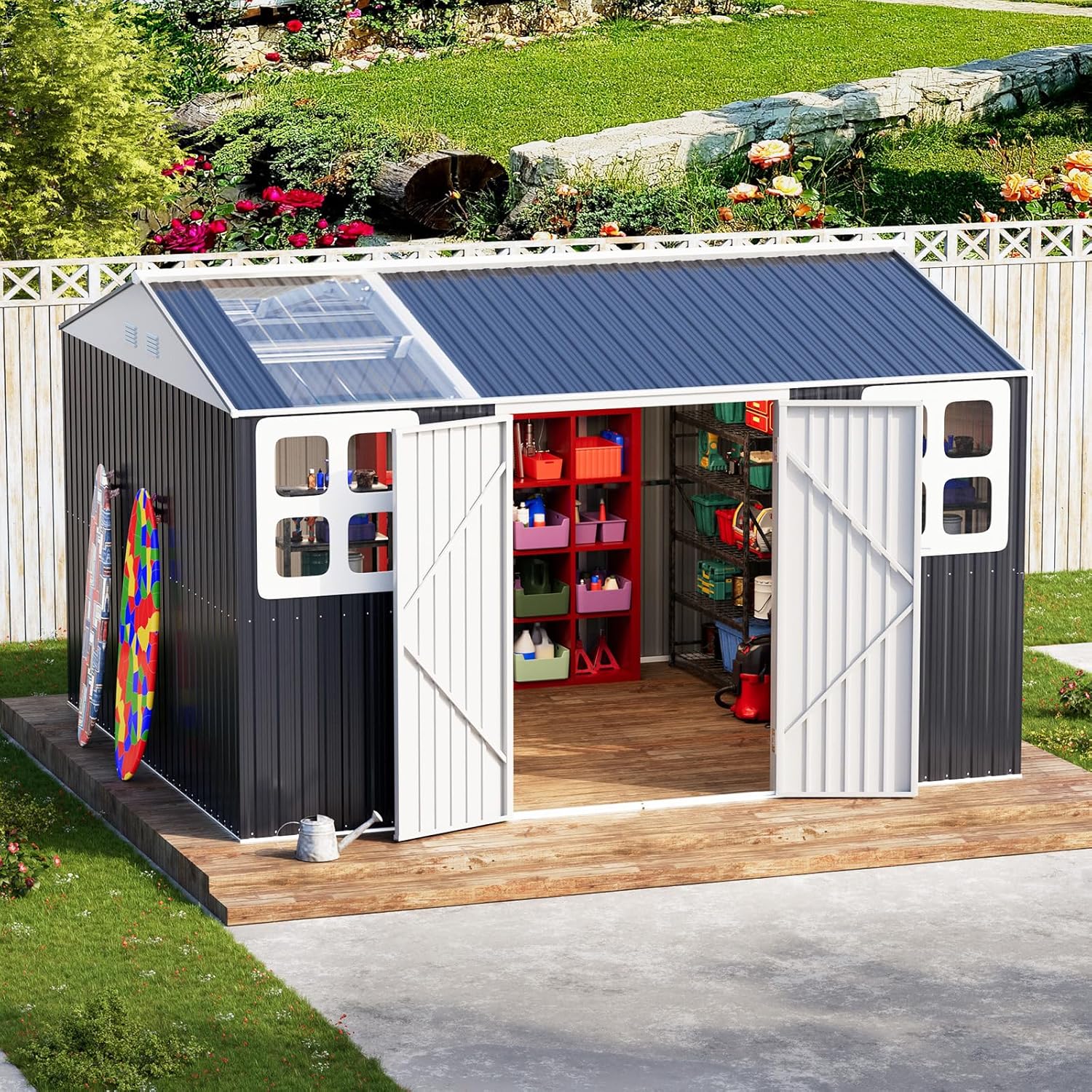 WELYAS 12x10 metal storage shed review,WELYAS 12x10 storage shed review and rating,is WELYAS 12x10 shed worth buying,WELYAS metal shed review pros cons,WELYAS 12x10 shed review honest opinion,WELYAS 12x10 storage shed review verdict — full box contents and build quality