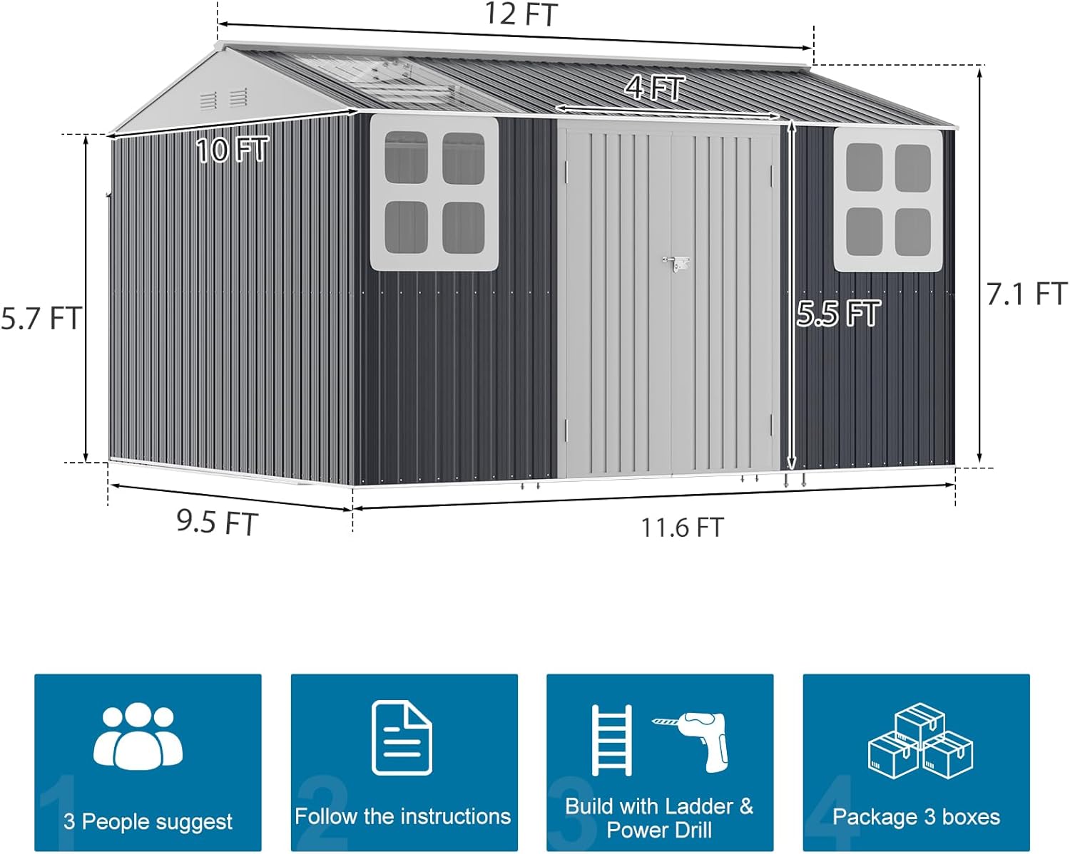 WELYAS 12x10 metal storage shed review,WELYAS 12x10 storage shed review and rating,is WELYAS 12x10 shed worth buying,WELYAS metal shed review pros cons,WELYAS 12x10 shed review honest opinion,WELYAS 12x10 storage shed review verdict — features that matter in real use
