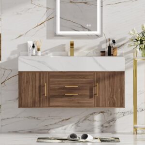 Image 1 of homary 39.4 inch bathroom vanity review